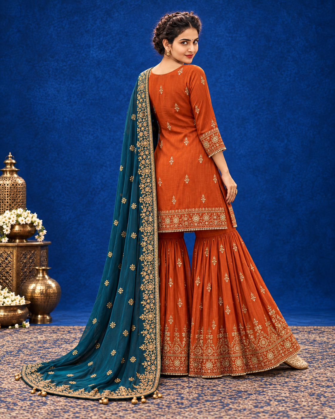 HIDI Orange Kurtha photo 2